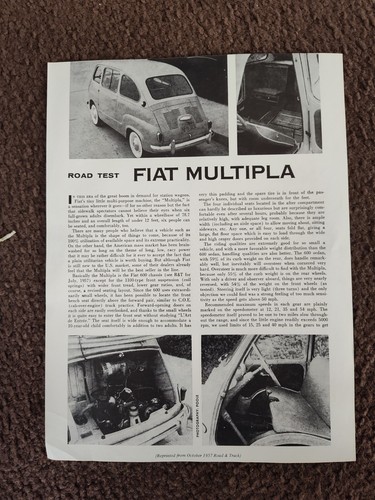 Fiat multipla rivista - fiat,