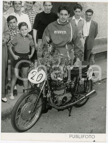 1954 motociclismo gara - motociclismo,