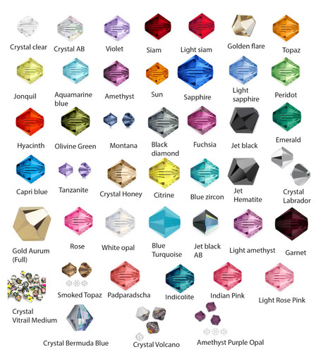 Cristalli swarovski bicono - 48,