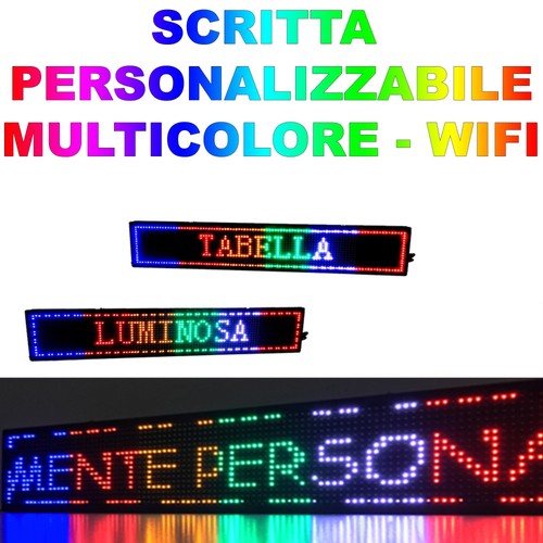 Insegna luminosa led scritta - luminosa,