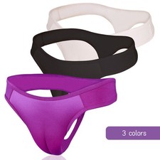 Mutandine Crossdresser punta cammello uomo nascondi gaff perizoma T schiena modellante biancheria intima*