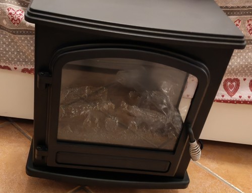 Homcom stufa elettrica effetto - elettrica,