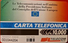 SCHEDA TELEFONICA "PRESIDENZA