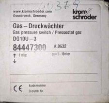 DG 10U-3 PRESSOSTATO ARIA/GAS