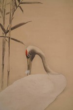 QUADRO GIAPPONESE PERGAMENA DA