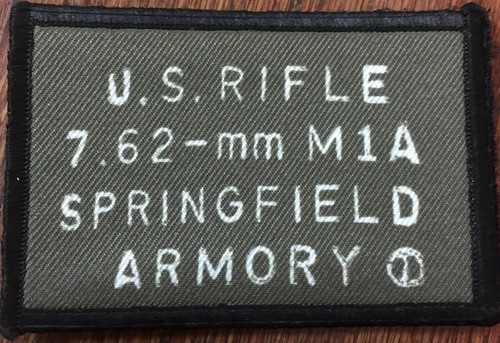 M1a morale patch distintivo - patch,