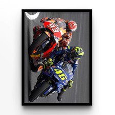 Poster Valentino Rossi Vs Marc