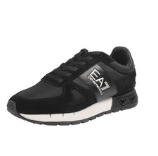 Ea7 Emporio Armani Black & White Legacy Sneaker Nero - Uomo Scarpe Sneakers