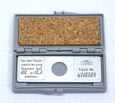 Portaoggetti microscopio ZEISS con mirino centraggio tavolo/test binotubo