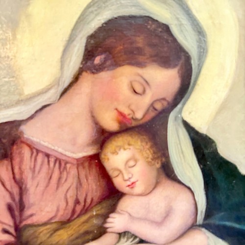 Antico quadro tavola - , olio
