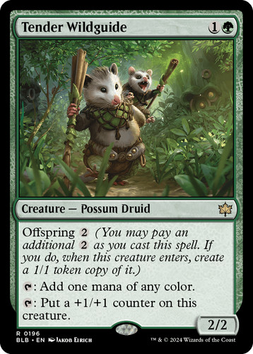 Tender wildguide - tender,