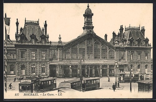 Cpa roubaix gare la - la,