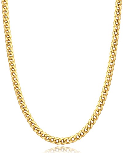 Collana catena maglia cubana