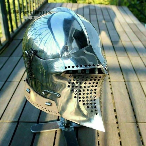 Elmetto medievale buhurt sca - medievale,
