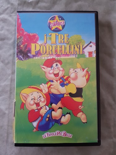Vhs tre porcellini stardust - i,