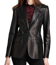Giacca blazer donna vera pelle