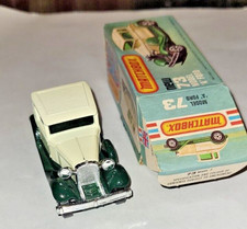 MATCHBOX New 73 MODEL"A"FORD - IN BOX-MADE ENGLAND-modellino vintage ANNI '70