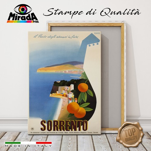 Quadro vintage sorrento napoli - sorrento,