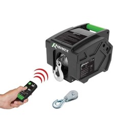 Ribimex PE12V/T1 - Verricello elettrico 12V telecomando portata 5000 kg