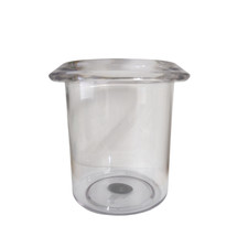 Cestello Porta Bottiglie Champagne e Vini  Ø22xH22 cm Trasparente Forte Igienico