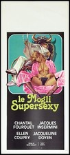 LE MOGLI SUPERSEXY Chantal Fourquet Erotico Sex Hard Xxx 1980 locandina poster