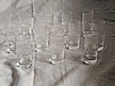 anni '70 Set di 11 bicchieri da shot Tapio Wirkkala Niva per Littala - Finlandia