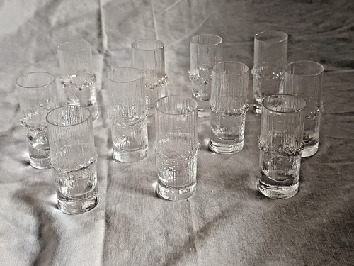 Anni set 11 bicchieri - '70,