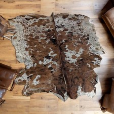 Tappeto vintage in pelle