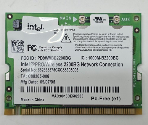 Scheda wireless wifi intel - wifi,