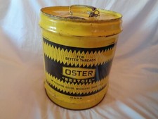OSTER BESTOIL OHIO U.S.A. GRANDE BIDONE OLIO EPOCA VINTAGE OIL TIN CAN