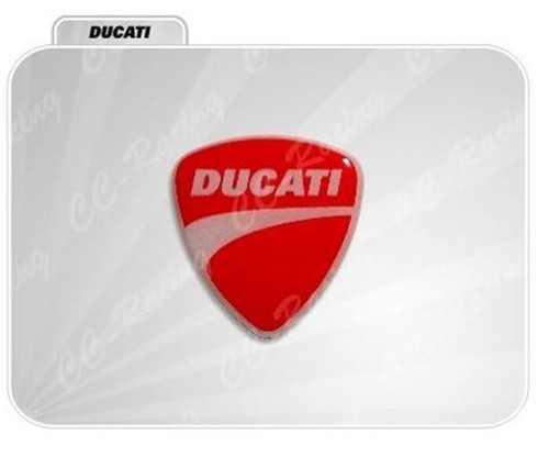 Adesivo resinato ducati - adesivo, 3d