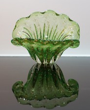 Centrotavola (vaso) foglia oro