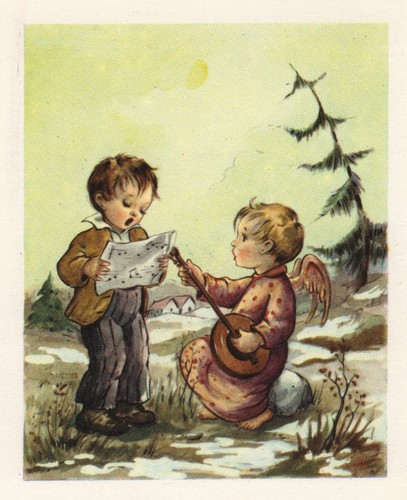 Cartolina buon natale - cartolina,