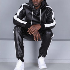 Tuta Uomo Jogging Uomo Pelle