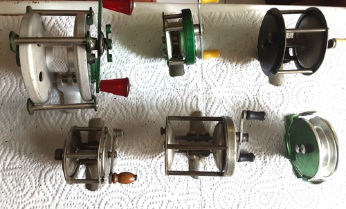 Lot anciens moulinets de - anciens,