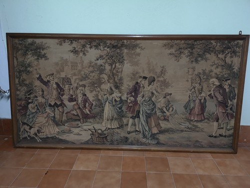Arazzo parete antico - parete, in