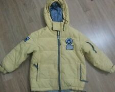 lotto 702 piumino giallo giacca giubbotto bimbo bambino original marines 4 anni