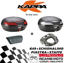 DUCATI MULTISTRADA 620 2003 2004 VALIGIA KAPPA MONOKEY K49 + KR310 + SCHIENALE