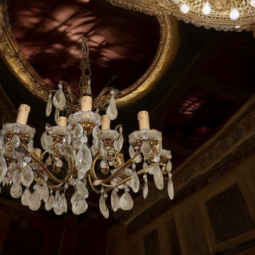 Imponente antico lampadaro - imponente,