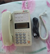 Telefono analogico fisso casa  beige.