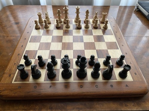 Scacchiera legno - in,