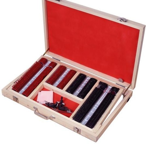 Set lenti prova - prova, rosse