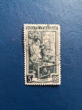 Raro  poste italiane 5 lire il Tornio di Toscana 