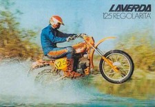 depliant,brochure MOTO LAVERDA 125 REGOLARITA-MOTOITALIANE VINTAGE ENDURO EPOCA
