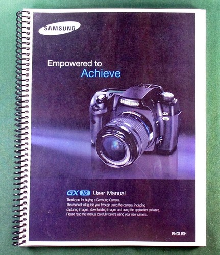 Samsung gx10 manuale - samsung,