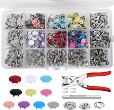 Set Bottoni a Pressione Con