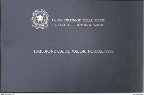 Poste italiane 1987 libro - poste,