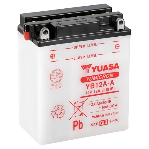 Batteria yuasa yb12a 12v - batteria, yb12a-a