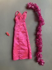 Barbie Superstar Anni 70 Abito + Boa Barbie Vintage