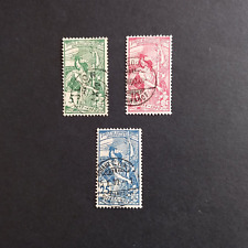 SVIZZERA 1900/ ANNIVERSARIO DELL' UPU, SERIE DI 3 VALORI USATI